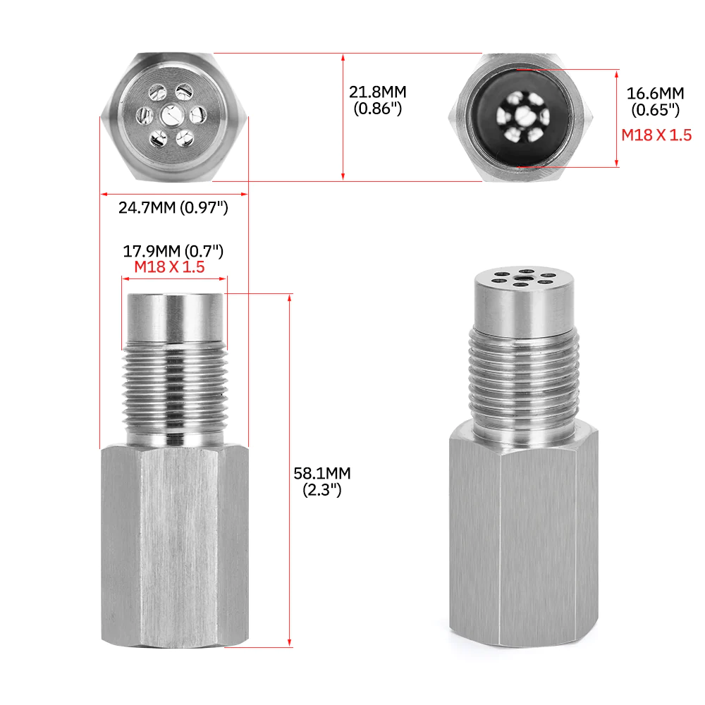 O2 Sensor Spacer Kit (2 pc)