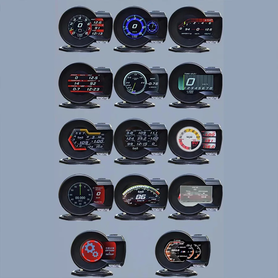Profession Magician OBD2 F835 Digital Boost Gauge