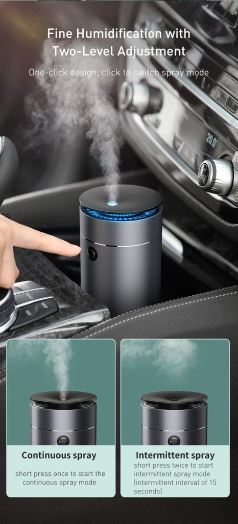 Baseus Time Aromatherapy machine  humidifier 75ml  Dark gray
