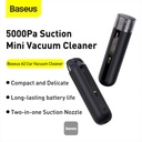 Baseus A2 Car Vacuum Cleaner （5000pa）Black