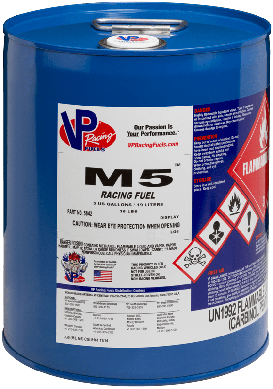 VP M5 Race Fuel - Methanol – 5 Gal.