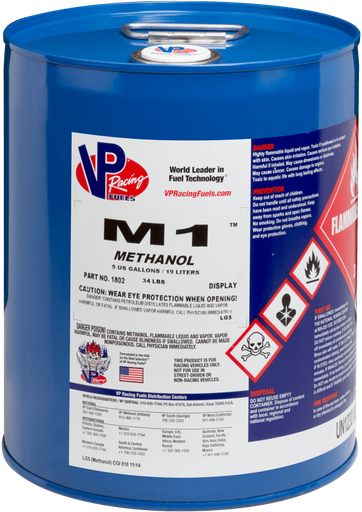 [1802] VP M1 Fuel: Methanol Fuel for Racing – 5 Gal.