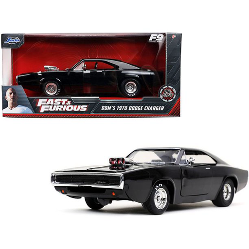 [Scale Toy-0002] Dom's 1970 Dodge Charger 500 Black Fast & Furious