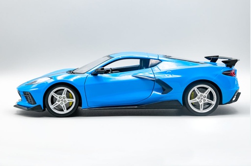[Scale Toy-0010] Light Blue Chevrolet C8 Corvette Stingray Drag