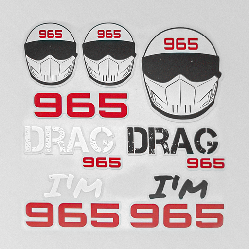[Drag 965-0011] 965 Combo Stickers