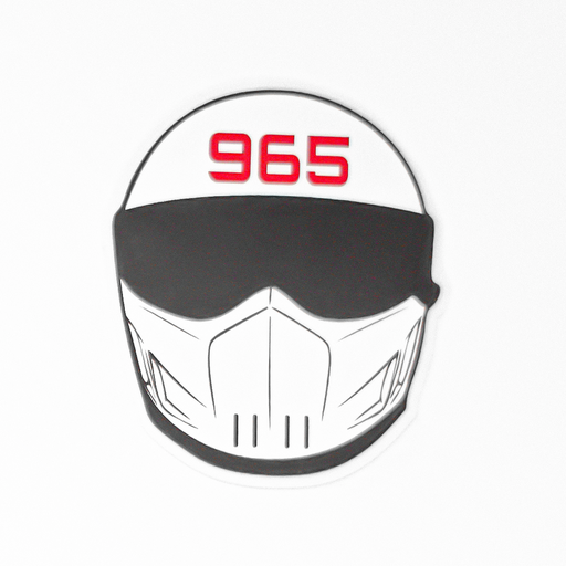 [Drag 965-0013] 965 Helmet Sticker