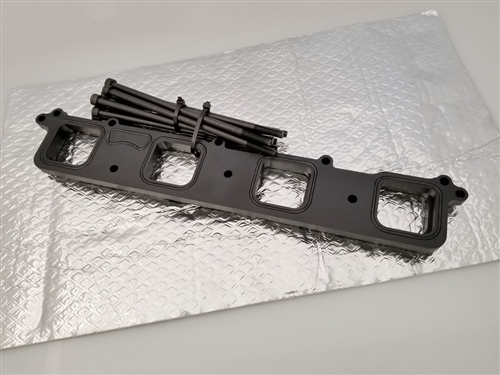 [FICHILL] Forced Inductions Blower Spacer Plate & Thermal Blanket Kit for 15-Current Challenger, Demon, Charger, Durango SRT Hellcat, Trackhawk & TRX